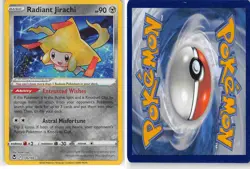 Radiant Jirachi 120/195 Radiant Rare Silver Tempest Pokemon NM - Image 3