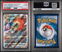 2022 POKEMON SWSH BLACK STAR PROMO #262 FULL ART/CHARIZARD VSTAR PSA 6 - Image 3