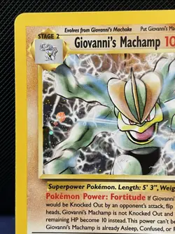 Giovanni's Machamp 6/142 - Pokemon Gym Challenge - Holo Rare - NM/VLP - Image 2