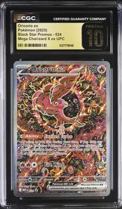 Pokemon Oricorio ex 024 Ultra Rare Black Star Promo - CGC 10 PRISTINE - Image 1