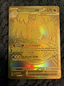 Pokemon TCG Ascended Heroes Mega Dragonite ex Mega Hyper Rare 295/217 GOLD MINT - Image 1