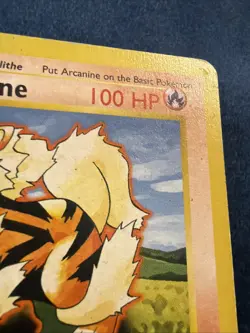 Arcanine 23/102 Shadowless - Vintage 1999 WoTC Pokemon Base Set MP - Image 3
