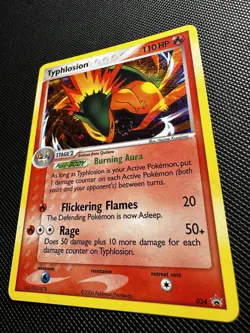 Pokemon TCG Typhlosion 34 Nintendo Black Star Promo Holo W SWIRL - Image 3