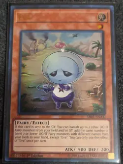 Yu-Gi-Oh Eva SR05-EN000 1st Edition Ultra Rare LP Condition - Image 1