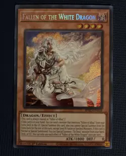 Fallen of the White Dragon BPRO-EN024 Secret Rare 1st Burst Protoc ol Yugioh - Image 2