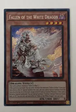 Fallen of the White Dragon BPRO-EN024 Secret Rare 1st Burst Protoc ol Yugioh - Image 4