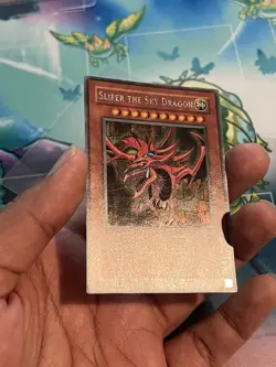 Yu-Gi-Oh! Slifer the Sky Dragon YMA-EN001 Secret Rare Limited Edition LP - Image 3