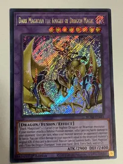 YUGIOH- Dark Magician the Knight of Dragon Magic - BLMR-EN001 - Secret - 1st Ed - Image 1