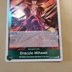 One Piece Dracule Mihawk (OP10-029/162) OP10 Royal Blood NM FOIL TCG CCG - Image 4