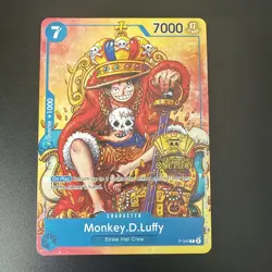 Monkey.D.Luffy (2nd Anniversary Stamped Promo) P-043 One Piece Promotion NM - Image 1