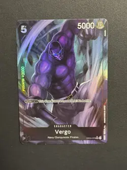 Vergo (Full Art) OP03-079 SR One Piece Premium Booster -The Best- Foil NM - Image 1