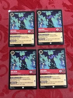 4x Lorcana Whispers - Goliath - Guardian of Castle Wyvern - 119/204 x4 - Image 1