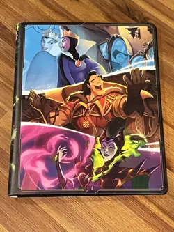 Lot Of 4: Disney Lorcana The First Chapter Villians 9 Pocket Binder - 252 Cards - Image 2