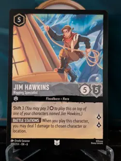 Jim Hawkins - Azurite Sea - 183/204 - Lorcana TCG - Uncommon Non Foil - Image 1
