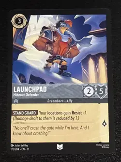 Disney Lorcana Winterspell Launchpad - Hideout Defender 172/204 NM - Image 1