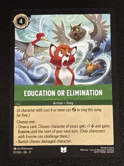 Disney Lorcana Winterspell Education or Elimination 97/204 NM - Image 1