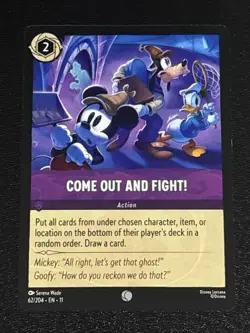 Disney Lorcana Winterspell Come Out and Fight! 62/204 NM - Image 1