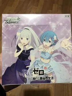 Weiss Schwarz Re:Zero Vol.3 Booster Pack Box Japanese TCG Sealed 2024 JP New 68 - Image 1