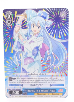 Weiss Schwarz Konosuba The Movie KS/W76-E088 C Aqua English Card - Image 1