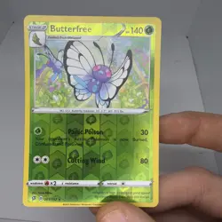 Pokemon Card Butterfree Rebel Clash Reverse Holo 003/192 Near Mint - Image 1
