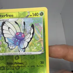 Pokemon Card Butterfree Rebel Clash Reverse Holo 003/192 Near Mint - Image 3