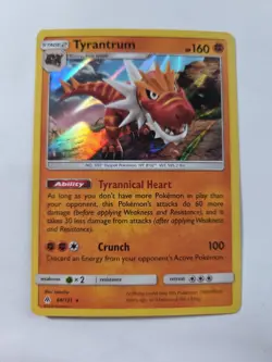 Pokemon Tyrantrum 69/131 Sm-Forbidden Light Holo Card Near Mint Near Mint NM TCG - Image 1