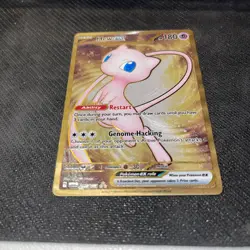 Mew EX - 151 - Shiny Gold Metal Card - Promo 205/165 - Pokemon - NM - Image 2