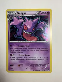 Pokemon Gengar Holo Rare TCG Card 60/162 XY Breakthrough - Image 1