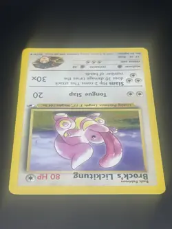 BROCK’S LICKITUNG 41/132 - Gym Heroes - VINTAGE WOTC Pokemon Card - Image 2