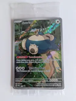 Pokemon Snorlax TCG 51 SVP Scarlet Violet Promo Holo Card Sealed - Image 1