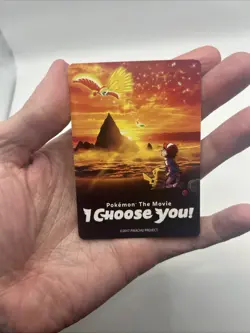 2017 Pikachu & Ash Pokemon the Movie I Choose You Promo Insert Card - Image 3