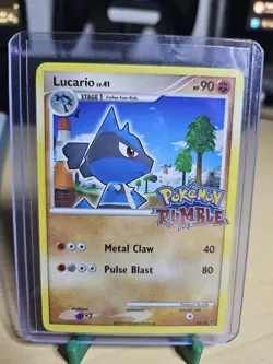Rumble Lucario 12/16 Pokemon Rare Card 12/16 - Image 1