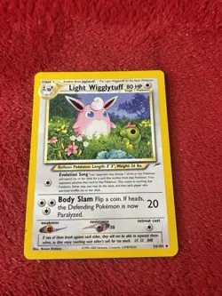 Light Wigglytuff 54/105 Neo Destiny Regular Pokemon Card Lp- - Image 5