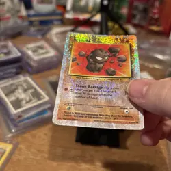 Pokemon TCG Geodude Reverse Holo Card 77/110 Legendary Collection 2002 - Image 2