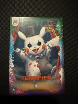 Pokemon Cosplay(Pikachu) Electric #57 Terrified - Fan Art Card - Image 1