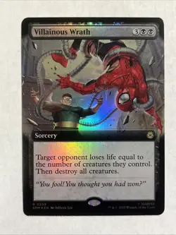 Villainous Wrath (Extended Art) Marvel's Spider-Man Foil - Image 1