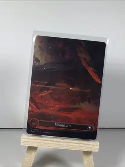 Mountain (Borderless) (Galaxy Foil) 0370 (L) MTG Edge of Eternities (EOE) - Image 1