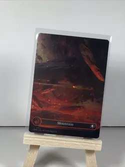 Mountain (Borderless) (Galaxy Foil) 0370 (L) MTG Edge of Eternities (EOE) - Image 3