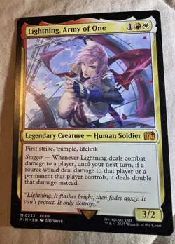 Lightning, Army of One MTG Final Fantasy - Image 1