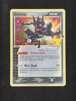 Greninja Star SWSH144 Promo SWSH Black Star Pokemon Near Mint - Image 1