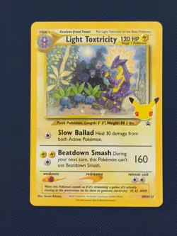 Light Toxtricity SWSH137 Promo SWSH Black Star Pokemon Near Mint - Image 1