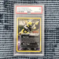 2004 POKEMON EX TEAM ROCKET RETURNS #6 DARK HYPNO-REVERSE FOIL PSA 7 - Image 1