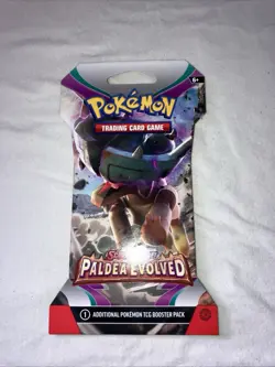4x Pokemon TCG Paldea Evolved Booster Sleeved Packs Factory Sealed New ✅ - Image 2