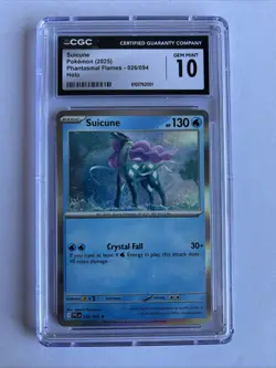 Suicune - Pokemon (2025) - 026/094 - Holo - CGC 10 GEM MINT - Image 1
