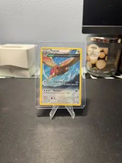 Pokemon TCG Fearow Cosmo Foil Promo Card #XY57 LP (w/swirl) - Image 4
