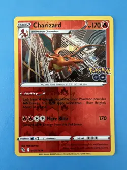 Charizard Reverse Holo 010/078 Pokemon GO - Image 1