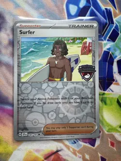Pokemon TCG: Surfer 187/191 Regional Championships Promo x1 Surging Sparks - Image 1