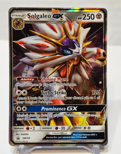Solgaleo GX SM104 Ultra Rare Sun & Moon Promo Pokemon 652 - Image 1