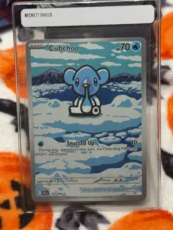 NM Cubchoo Illustration Rare 109/086 Black Bolt (BLK) Pokemon TCG - Image 3