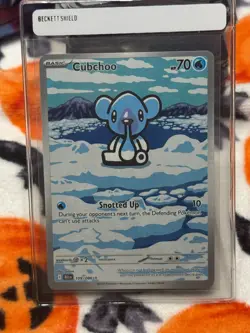 NM Cubchoo Illustration Rare 109/086 Black Bolt (BLK) Pokemon TCG - Image 4